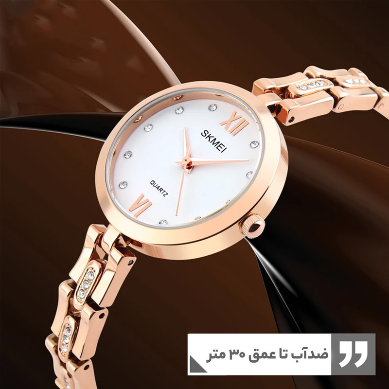 ساعت مچی عقربه ای زنانه اسکمی مدل 1225RG-NP