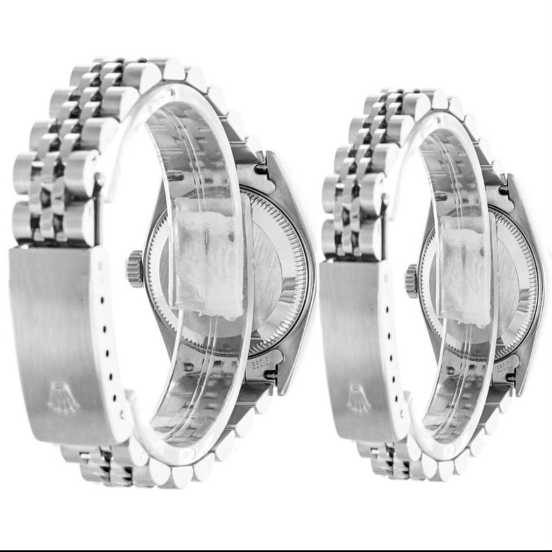 ست ساعت مچی عقربه ای زنانه و مردانه مدل DATE JUST S.S