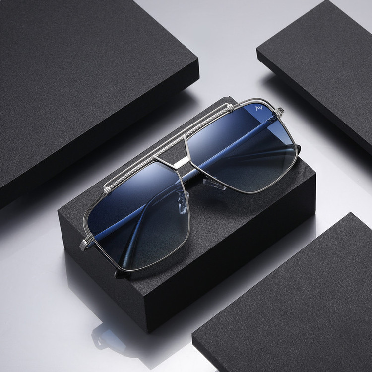 عینک آفتابی خلبانی (Aviator) مردانه آلبرت وگ مدل JS8534C05-P142 Polarized Avantgarde Visionary