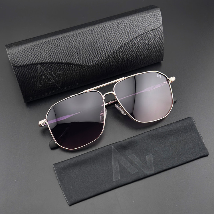 عینک آفتابی خلبانی (Aviator) آلبرت وگ مدل JS8538C11-P105 Polarized Avantgarde Visionary