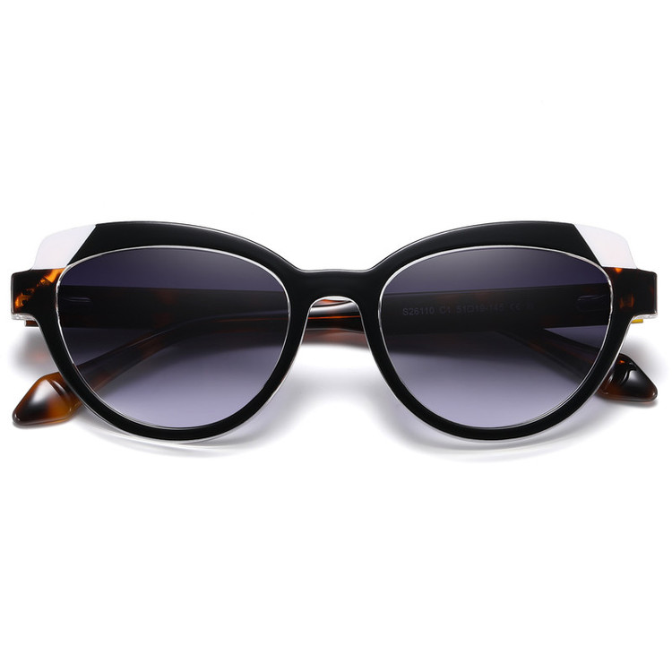 عینک آفتابی بیضی زنانه آلبرت وگ مدل S26110C1 Acetate Avantgarde Visionary