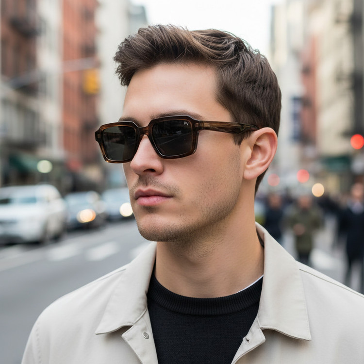عینک آفتابی ویفرر (Wayfarer) آلبرت وگ مدل S32105-C3 Acetate Avantgarde Visionary