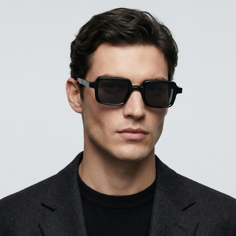 عینک آفتابی مستطیلی آلبرت وگ مدل S32130C1 Acetate Avantgarde Visionary