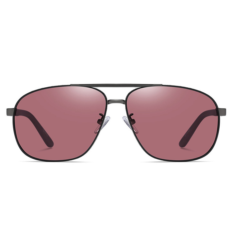 عینک آفتابی خلبانی مردانه آلبرت وگ مدل 6306C21P39 Polarized Maroon
