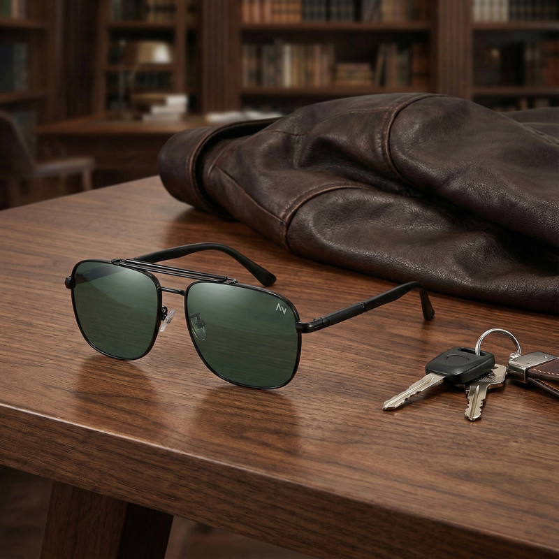 عینک آفتابی خلبانی (Aviator) مردانه آلبرت وگ مدل 6320C04P144 Avantgarde Visionary