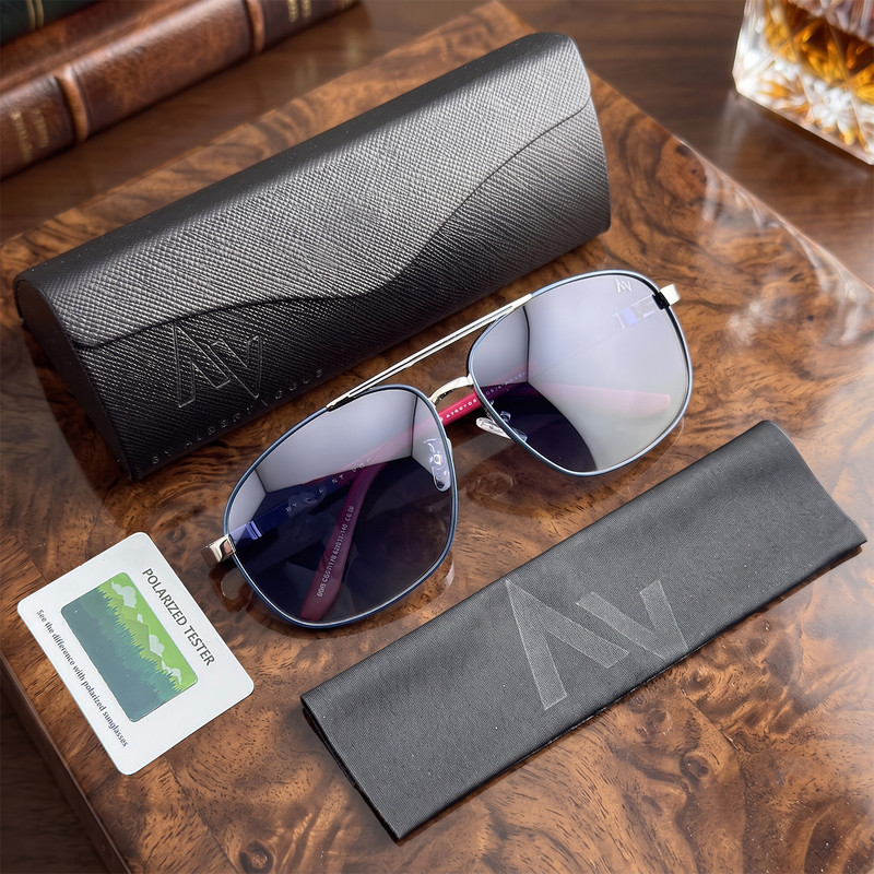 عینک آفتابی مردانه آلبرت وگ مدل 6306C05-P128 Polarized Avantgarde Visionary
