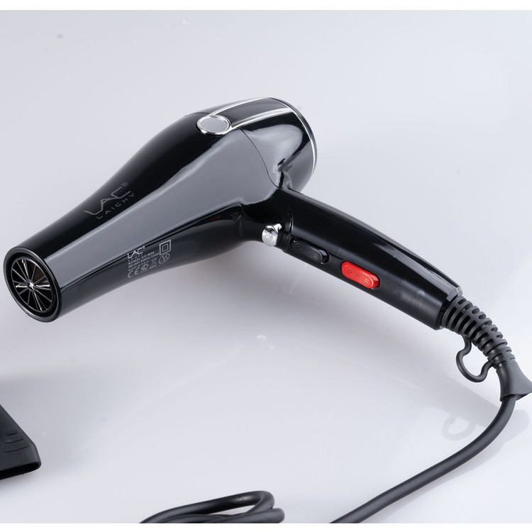 سشوار حرفهای 2200 وات لایچی مدل L-9050، موتور AC، وزن 990 گرم، المنت فلز، دارای سری متمرکزکننده باریک با ویژگی صافکنندگی، با قابلیت باد سرد