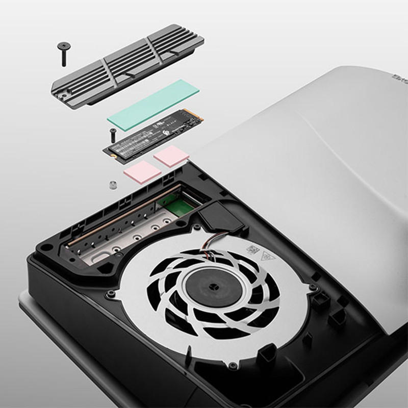 هیت سینک پلی استیشن 5 اسلیم مدل m2 ssd ICEARMOR PS5 slim