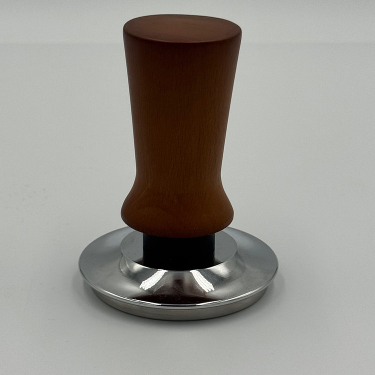 تمپر قهوه مدل 51mm wood handle شیار دار