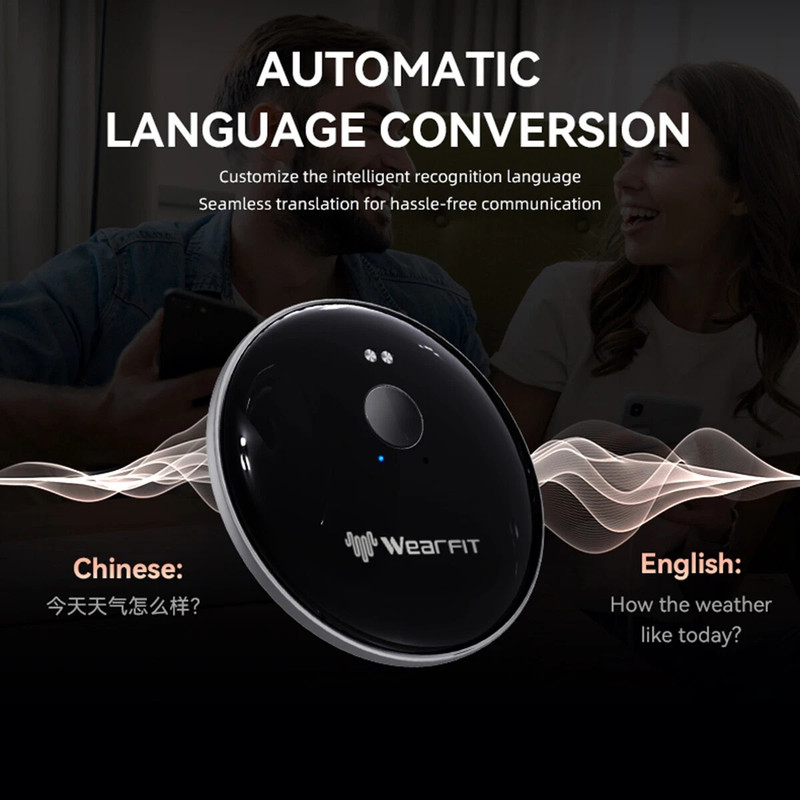 مترجم جیبی مدل Wearfit Magnetic AI 102