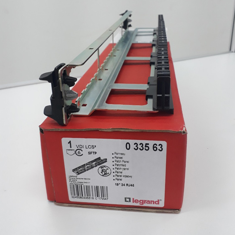 پچ پنل Cat6 بیست و چهار پورت لگراند مدل SFTP