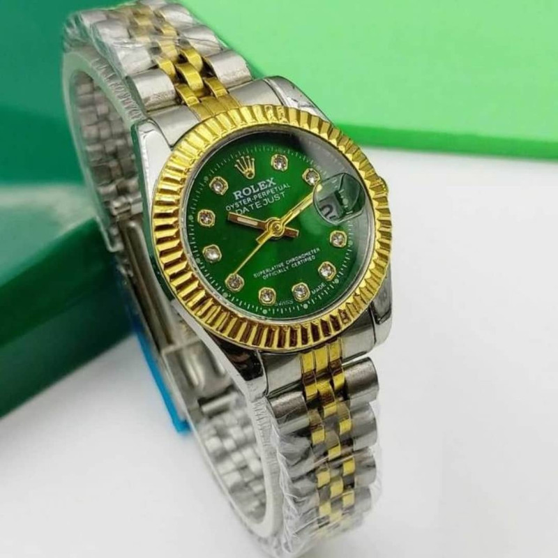 ست ساعت مچی عقربه ای زنانه و مردانه مدل دیت جاست GS12487