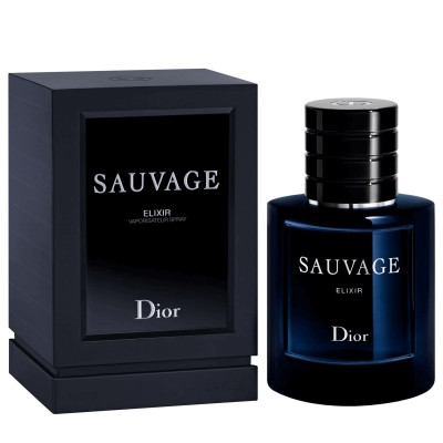 عطر ادکلن دیور ساواج الکسیر مردانه تلخ و ملایم ساوج Dior Sauvage Elixir درجه 1 سوئیس (پس کرایه)