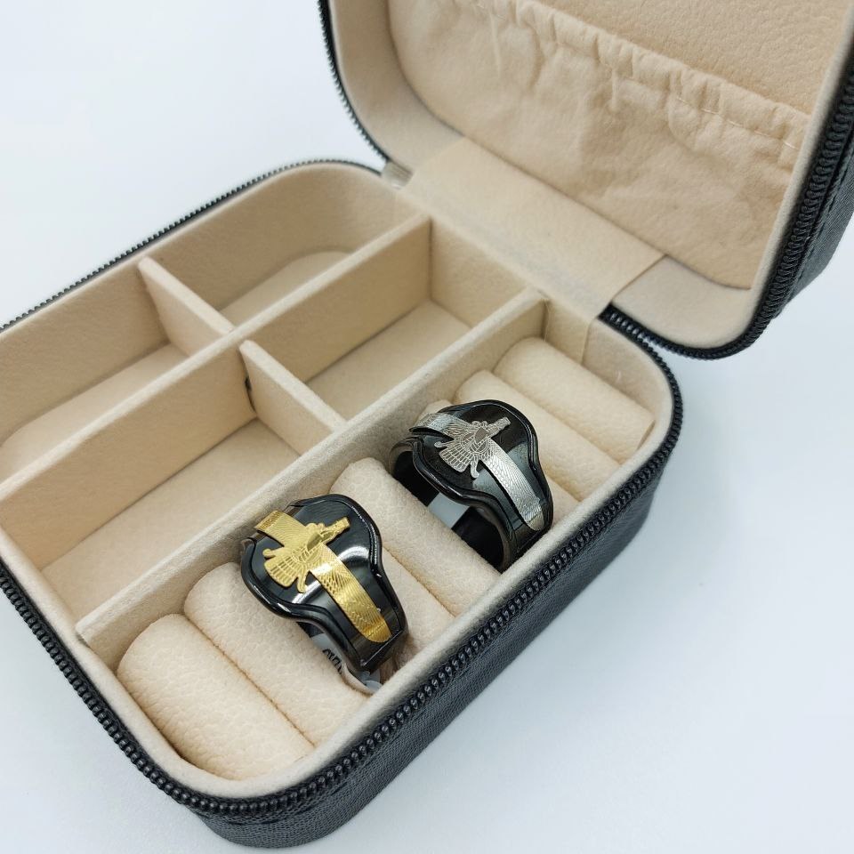 انگشتر استیل مردانه طرح رولکس Rolex تنوع طرح رنگ کاملا ثابت کد mp (پس کرایه)
