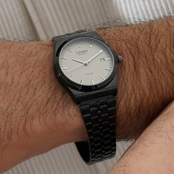 ساعت مچی مردانه صفحه گرد Casio old money استیل تقویم دار درتنوع رنگ درجه 1 رنگ ثابت کد mp