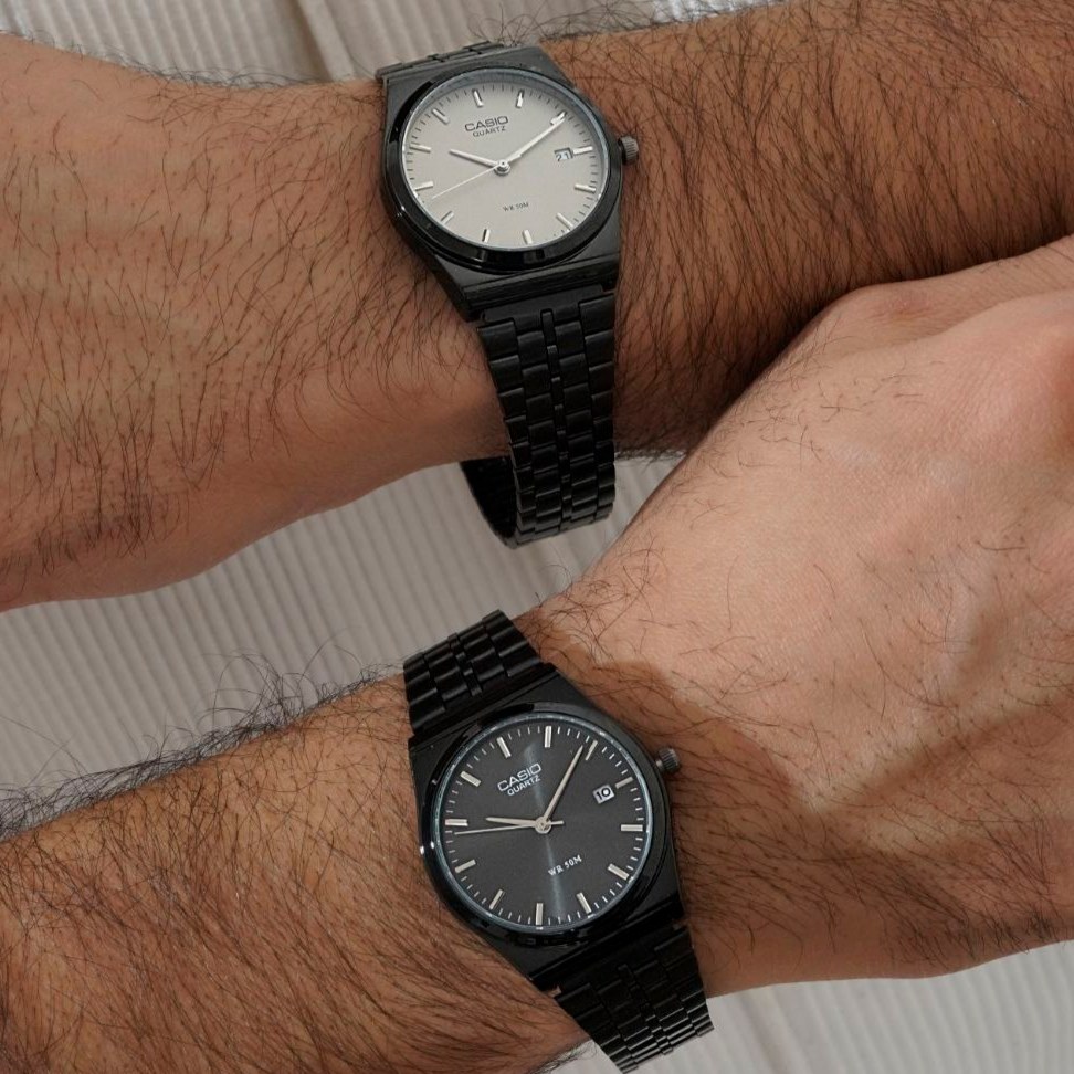 ساعت مچی مردانه صفحه گرد Casio old money استیل تقویم دار درتنوع رنگ درجه 1 رنگ ثابت کد mp