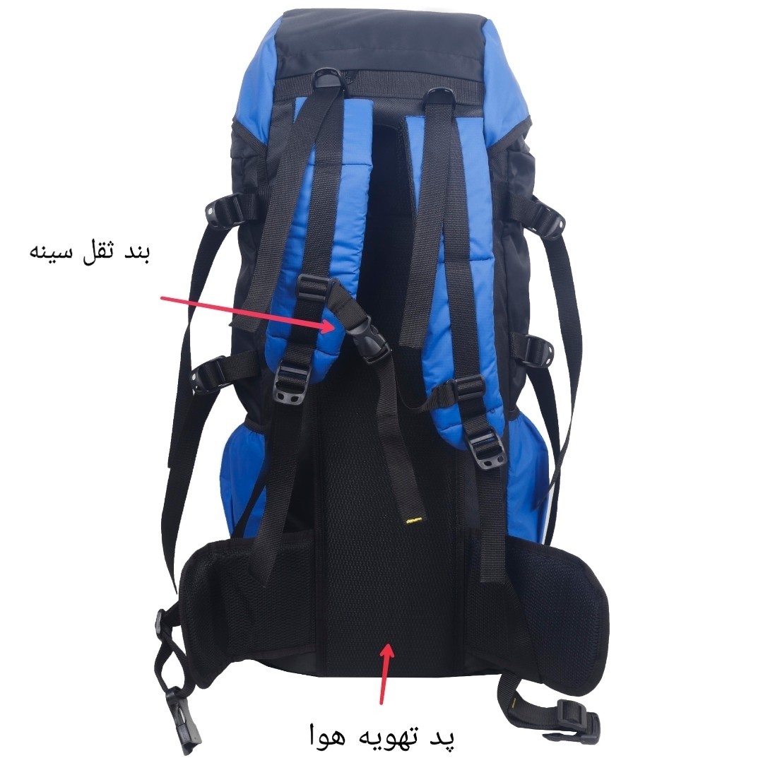 کوله پشتی کوهنوردی 60 لیتری مدل rzz-dtr pro 1