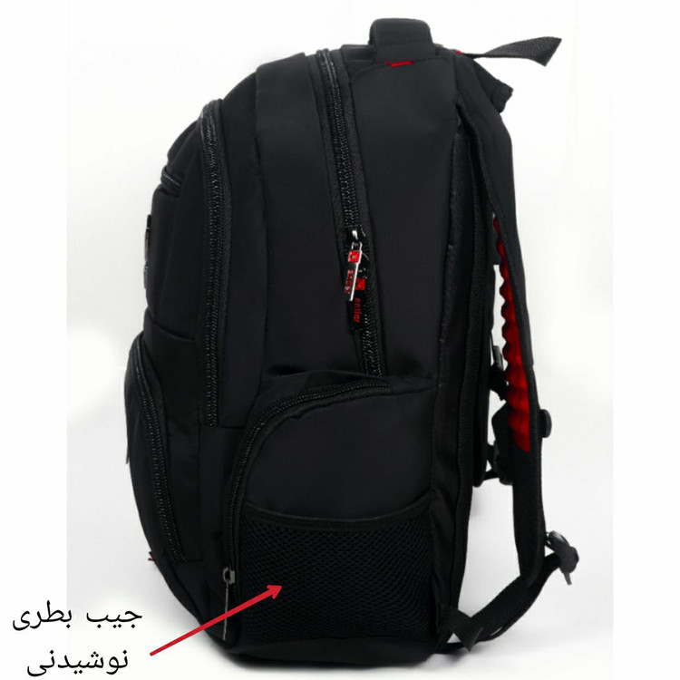 کوله پشتی حرفه ای لپتاپ مناسب لپ تاپ تا 17 اینچ محفظه ضدضربه حبابی پارچه ضدآب کوله پشتی فانتزی کوله حرفه ای