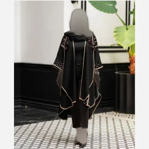 پانچ گانددوزی زنانه مدل گیتی پارچه شانتون اندونزی سایزبندی بزرگ تا 60