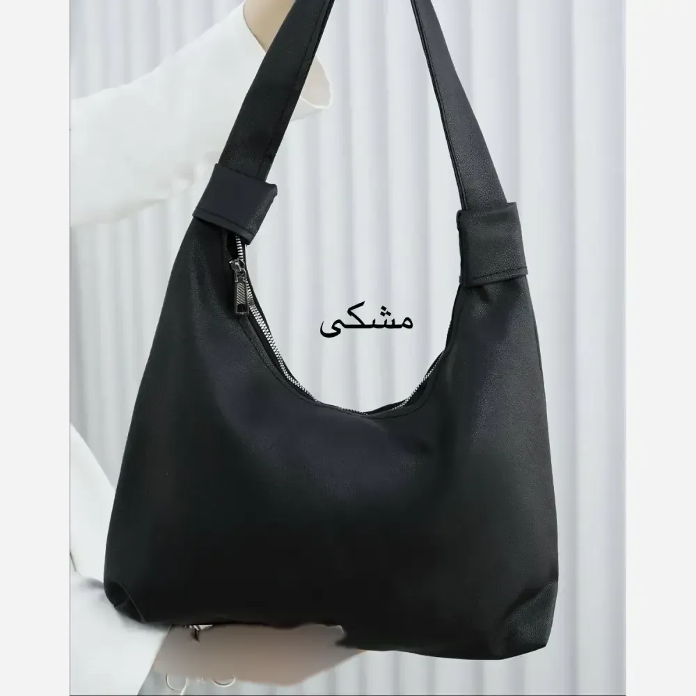 کیف دوشی زنانه چرمی بند گره ای ابعاد 30 در 40 سانتی متر
