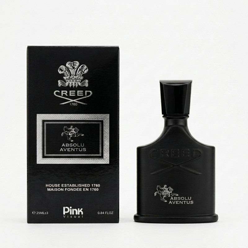 عطر جیبی مردانه پینک ویژوآل مدل کرید اونتوس ابسولو با رایحه معتدل و تلخ حجم ۲۵ میلی لیتر
