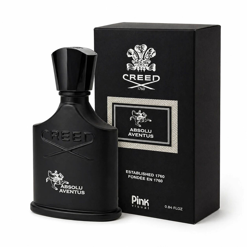 عطر جیبی مردانه پینک ویژوآل مدل Creed Absolu Aventus با رایحه تند حجم 25 میلیلیتر