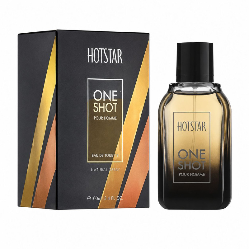 ادو تویلت مردانه هات استار مدل One Shot با رایحه شیرین حجم 100 میلی لیتر