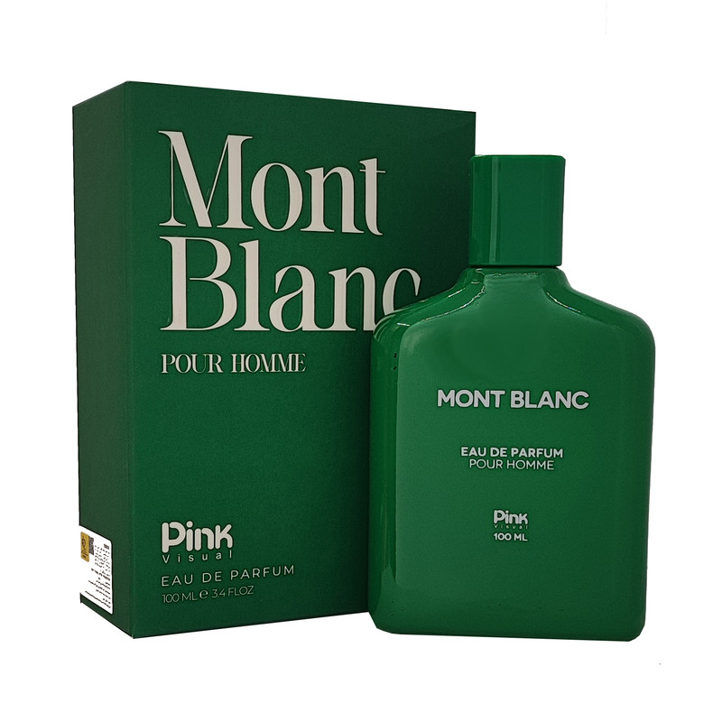 ادو پرفیوم مردانه پینک ویژوآل مدل Mont Blanc با رایحه شیرین حجم 100میلی لیتر
