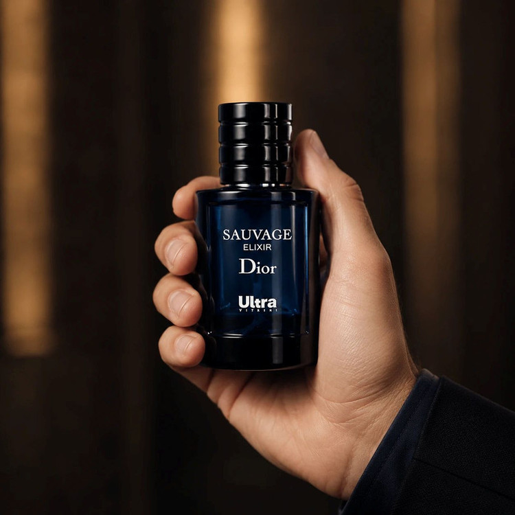 عطر جیبی مردانه اولترا ویرچوآل مدل SAUVAGE ELIXIR با رایحه تند، شیرین حجم 30 میلیلیتر