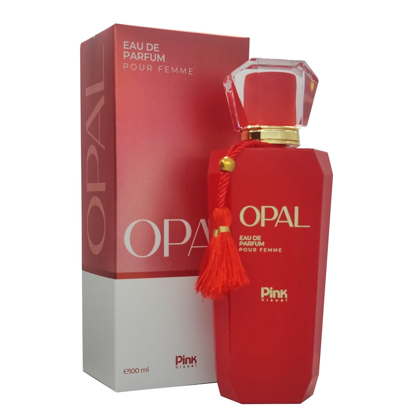 ادوپرفیوم زنانه پینک ویژوآل مدل Opal با رایحه شیرین حجم 100 میلیلیتر