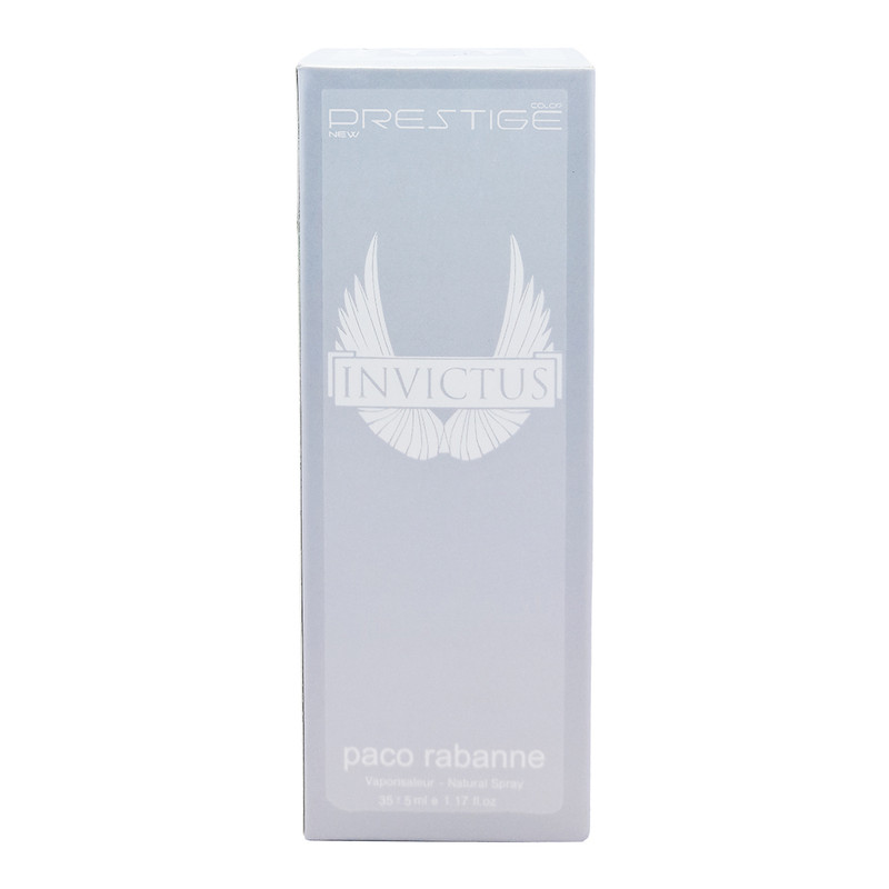 عطر جیبی مردانه نیو پرستیژ کالر مدل Paco Rabanne Invictus حجم 35 میلیلیتر بسته 2 عددی