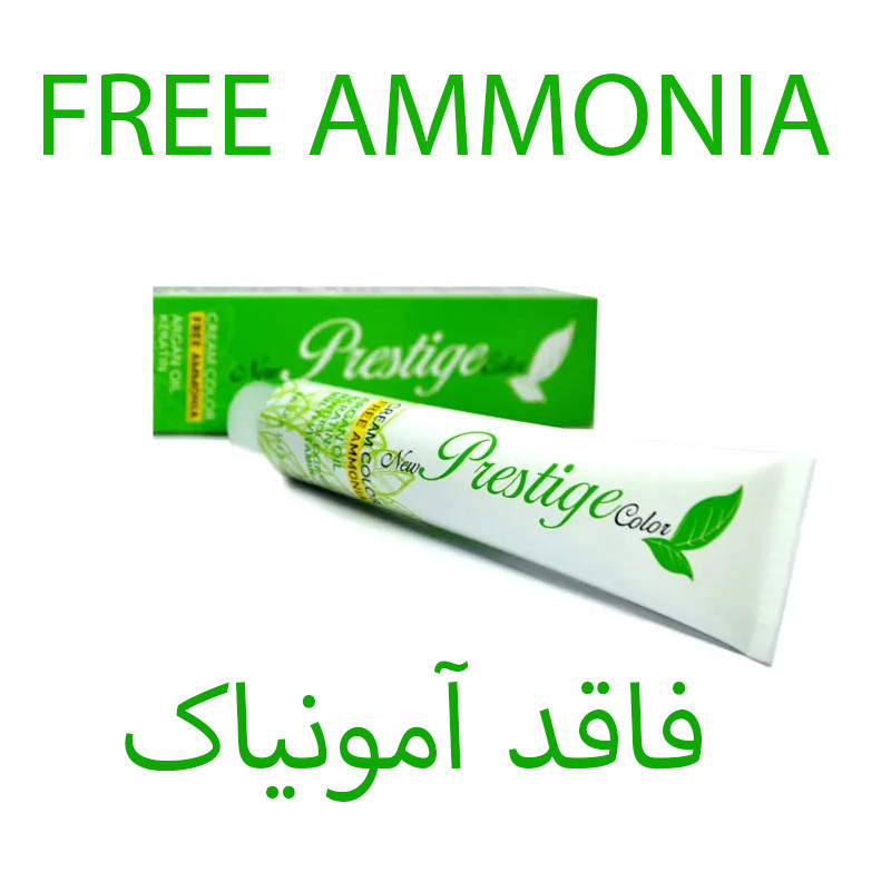 رنگ مو نیو پرستیژ کالر شماره 8.5 حجم 100 میلی لیتر رنگ بلوند طلایی به همراه اکسیدان نیو پرستیژ کالر مدل 2 نه درصدی حجم 150 میلی لیتر