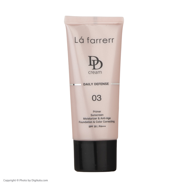 دی دی کرم رنگی لافارر SPF30 مدل 03 مناسب انواع پوست حجم 30 میلی لیتر