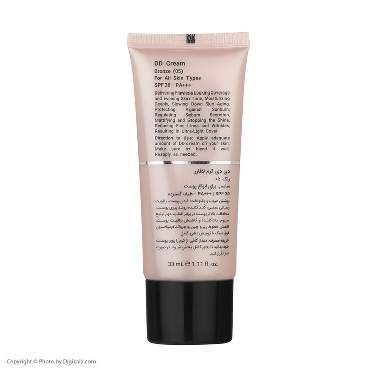 دی دی کرم رنگی لافارر SPF30 مدل 05 مناسب انواع پوست حجم 33 میلی لیتر