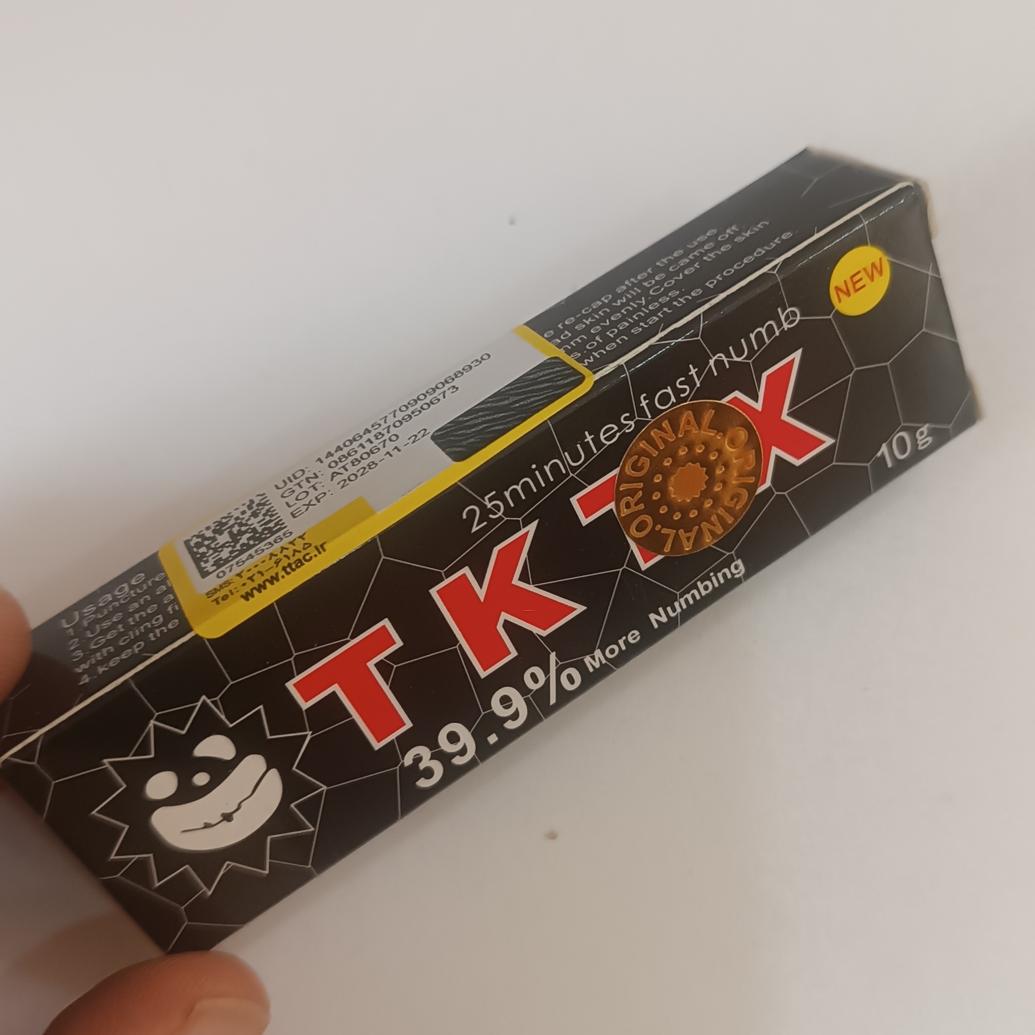 پماد بی حسی تاتو TKTX کیفیت عالی بیحسی تتو موضعی تکاتیکس اصل سر کننده تکاتکس tktx بیحسی تکا تکس بیحس کننده تیکاتکس