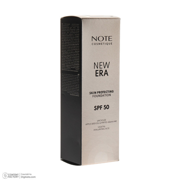 کرم پودر مایع SPF 50 نوت مدل NEW ERA شماره 130 مناسب برای انواع پوست حجم 30 میلیلیتر