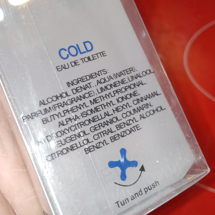 ادکلن کولد درفلکه ای cold عطر اورجینال