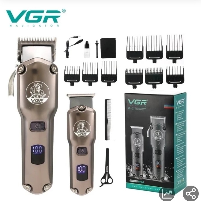 ست ماشین اصلاح وی جی آر مدل V-675