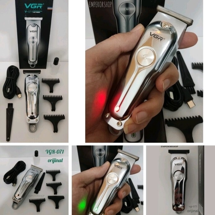 ماشین اصلاح سر و صورت VGR-071 اصلی ریش تراش خط زن و سایه زن وی جی ارvgr071 اصل