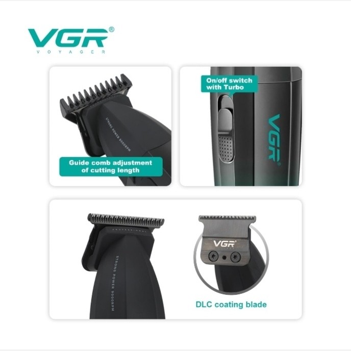 ماشین اصلاح خط زن و صفر زن وی جی ار مدل VGR V-906