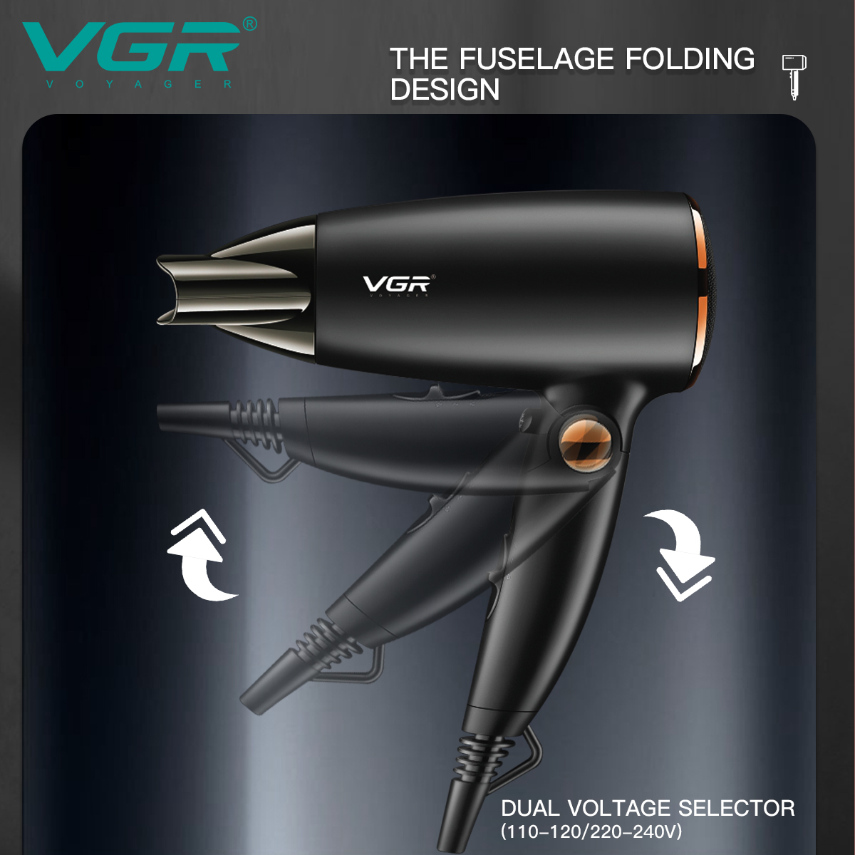 سشوار مسافرتی VGR مدل V-439