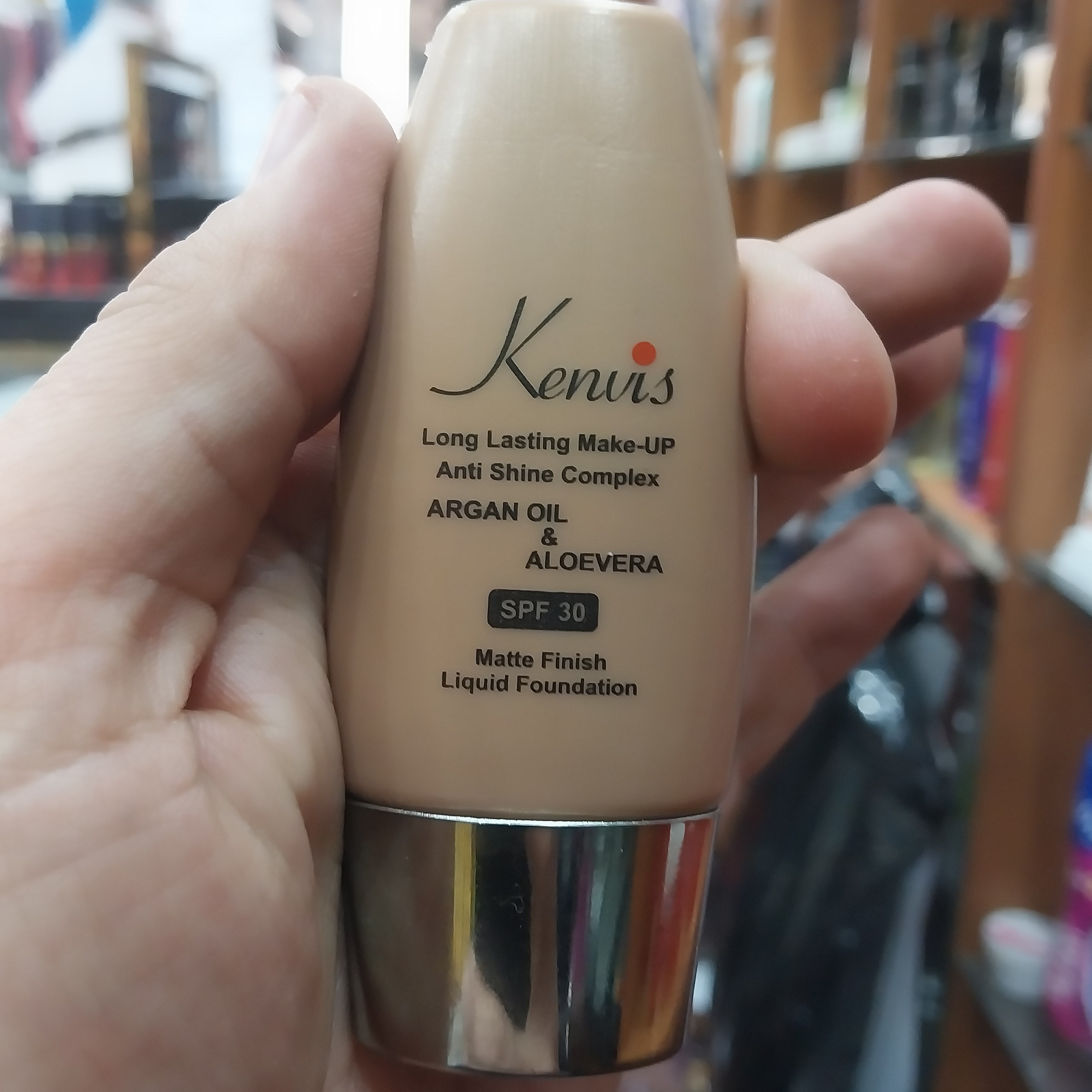 کرم  پودر تیوپی کنویس شماره 106با SPF 30 حاوی روغن آرگان و عصاره آلوورا کاملا