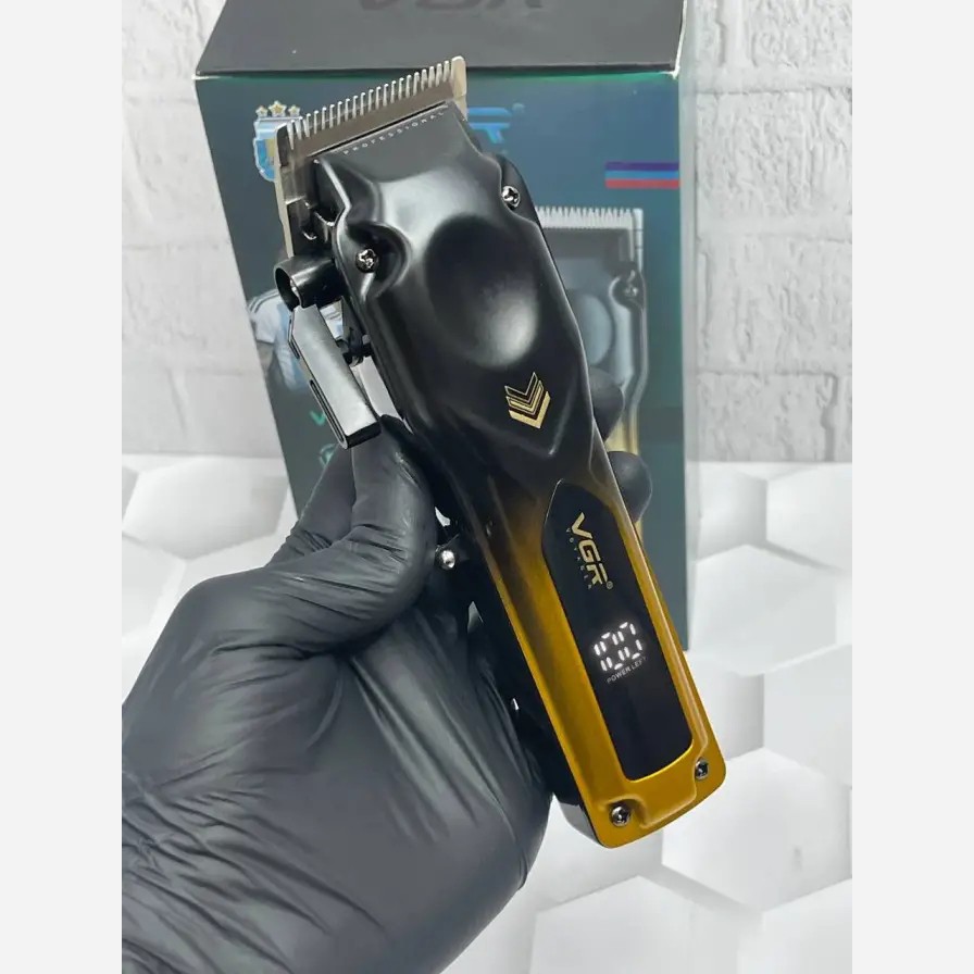 ماشین اصلاح حجم زن موی سر کلیپر حرفه ای وی جی آر مدل V-656.