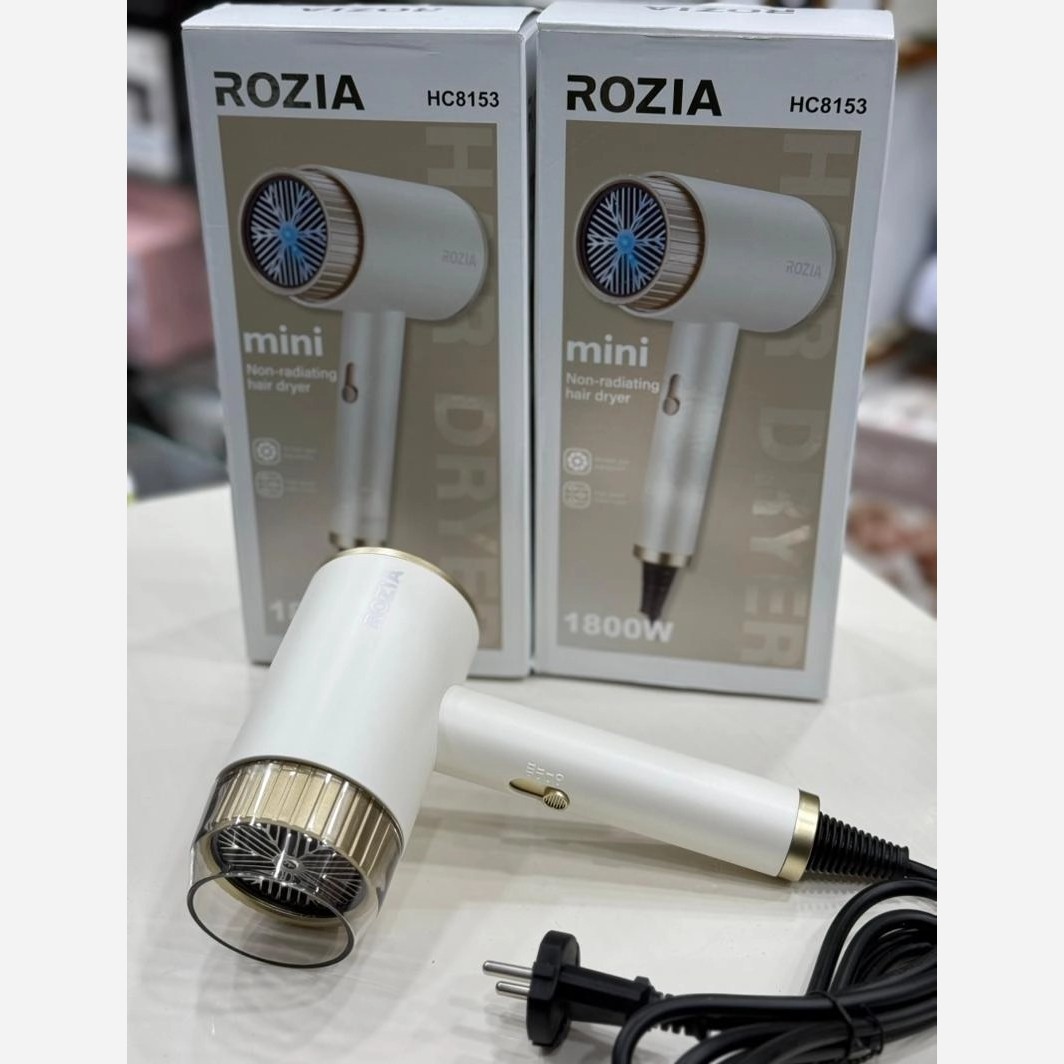 سشوار مسافرتی 1800 وات روزیا مدل  Travel hair dryer 1800 watts Rosia model .