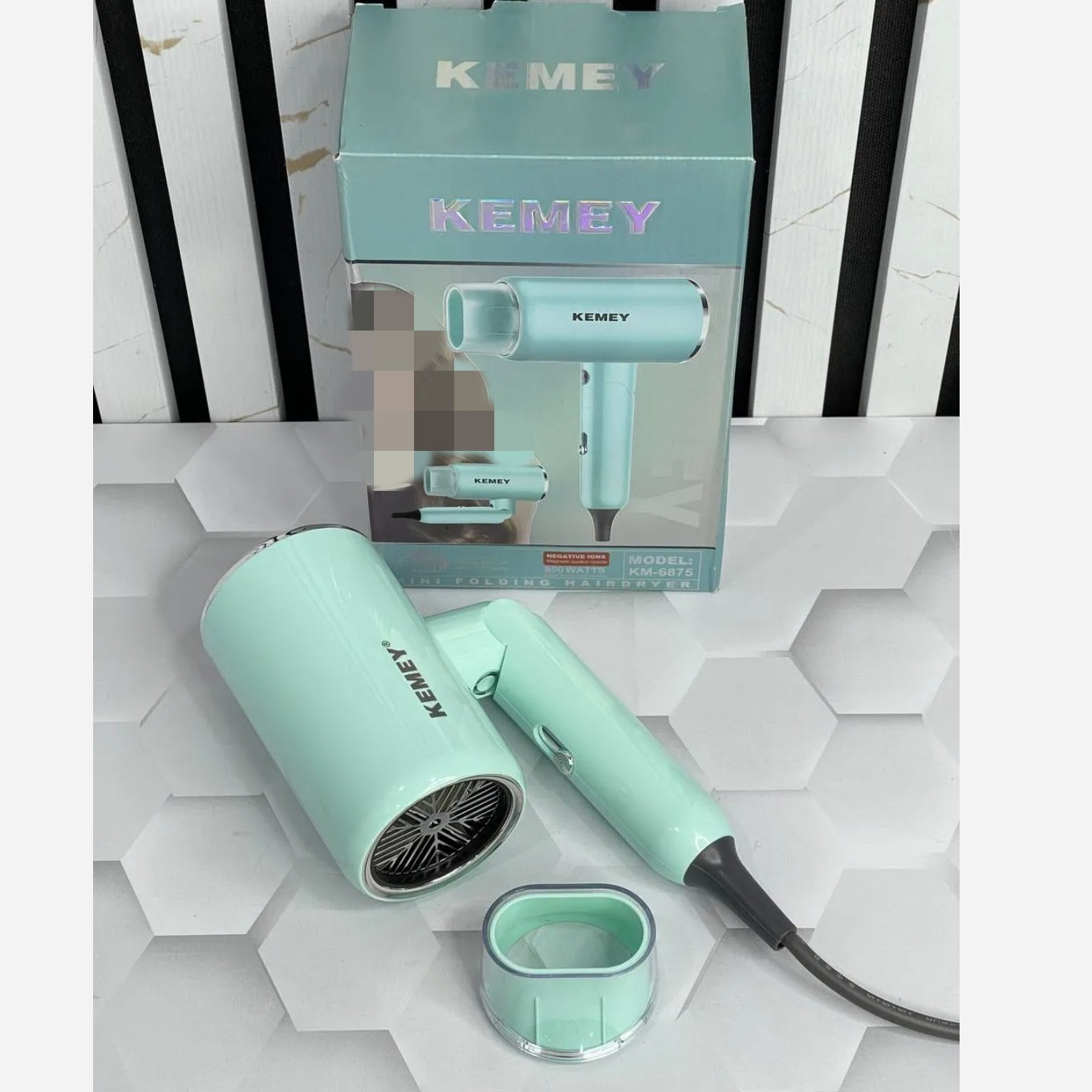 سشوار مسافرتی کیمی مدل KM-6875 -KEMEY