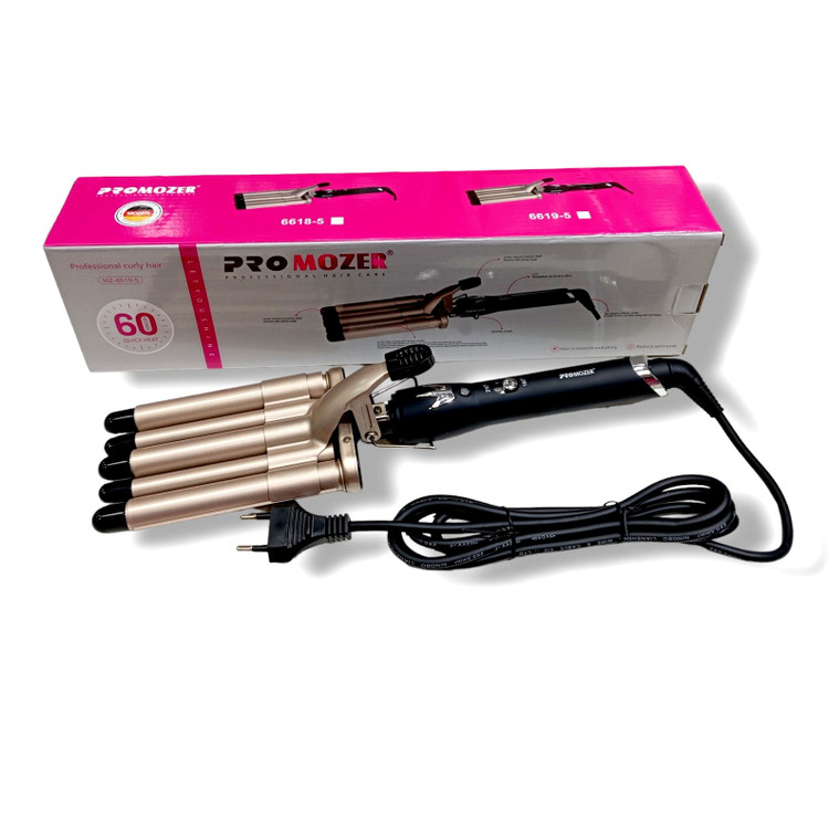 دستگاه فرکننده مارک موزر آلمان PRO MOZER 66185 حالت دادن مو در سی ثانیه روکش نانو ضد اسیب رساندن به مو دارای دو درج