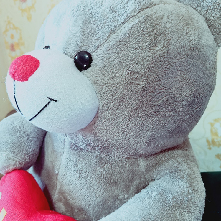 عروسک خرس شاسخین یک متری لاو love ،پارچه نیوسافت