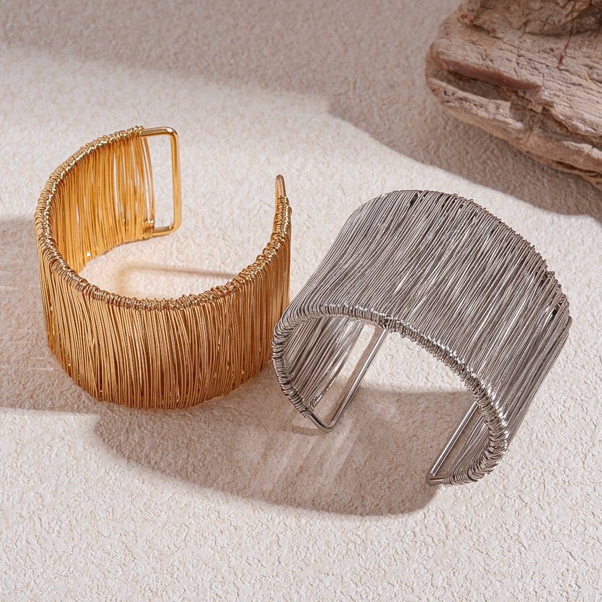 بنگل فشن طرح مفتولی سیمی گالری هیما