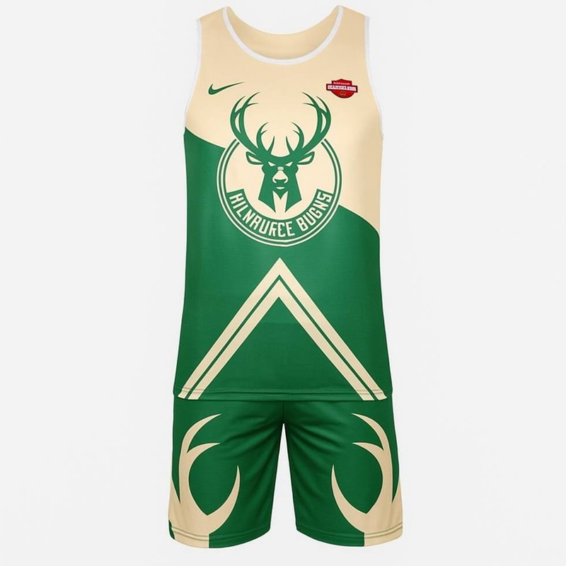 ست تاپ و شلوارک ورزشی مردانه مدل bucks کد 06