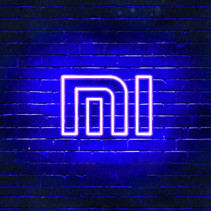 چراغ نئون طرح xiaomi